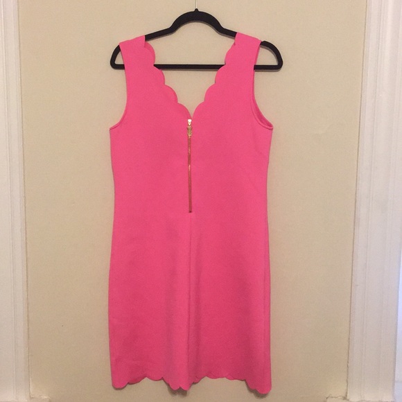 Pink Scalloped Lily Pulitzer Dress - Picture 2 of 4